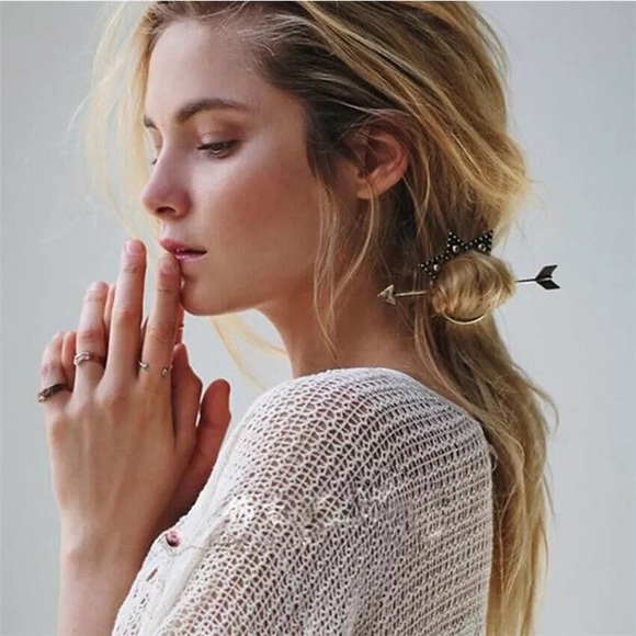 3/$20...Antique Bronze Hair Clip Barrette - Picture 3 of 5